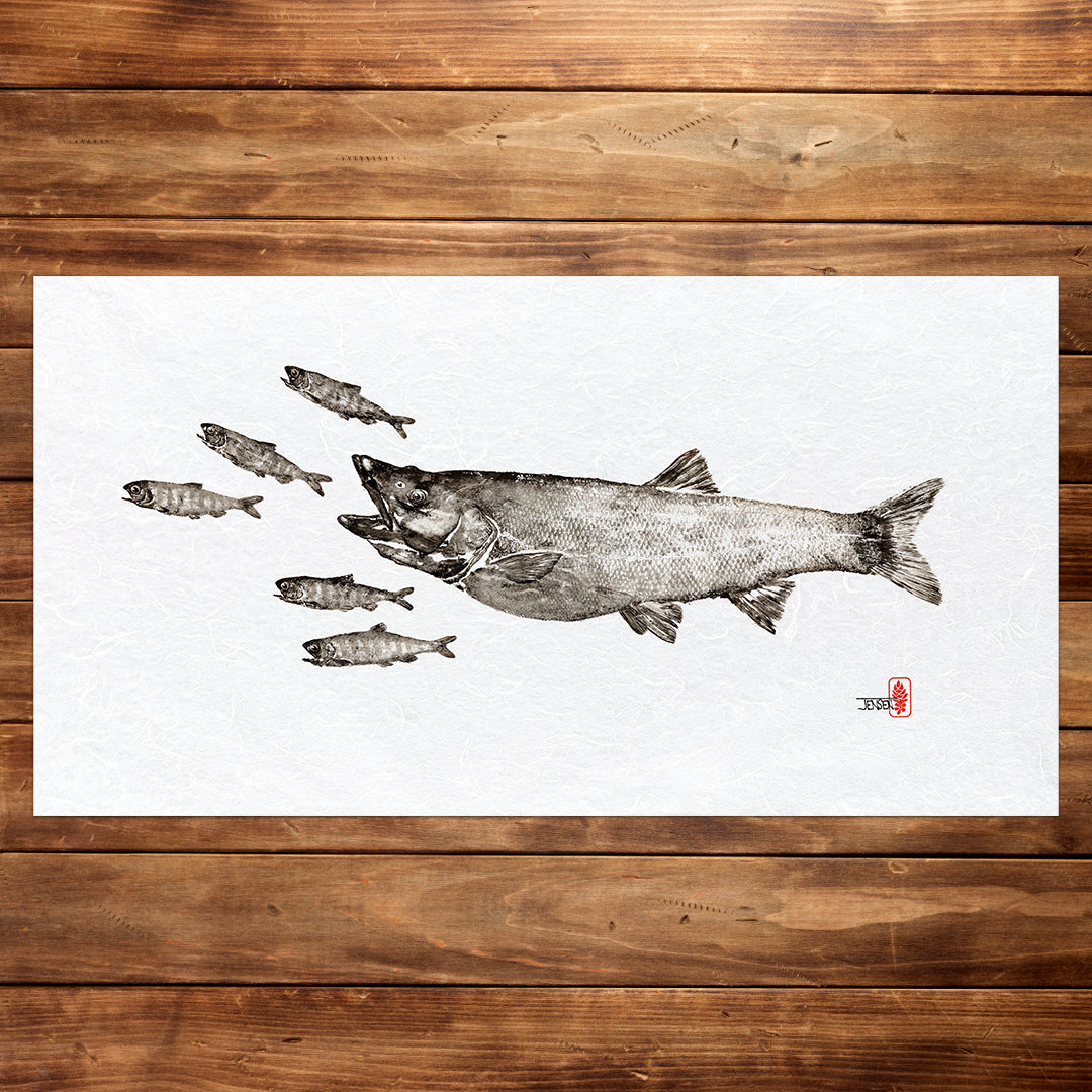 Pikeminnow & Steelhead (Original available)